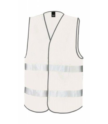 gilet de sécurité blanc