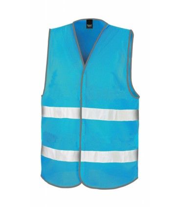 gilet de sécurité bleu