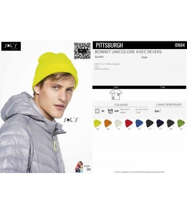 BONNET SOL'S PITTSBURGH  réf : 01664