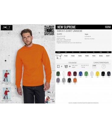 SWEAT SOL'S NEW SUPREME  réf : 13250