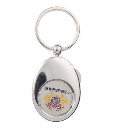 PORTE CLES JETON ATTACHE METAL | ref :  AT140