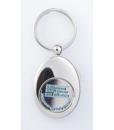 PORTE CLES JETON ATTACHE METAL | ref :  AT140