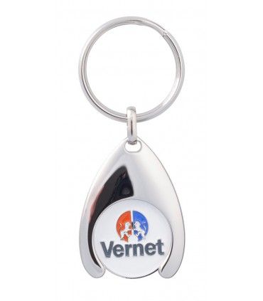 PORTE CLES JETON ATTACHE METAL | ref :  AT20