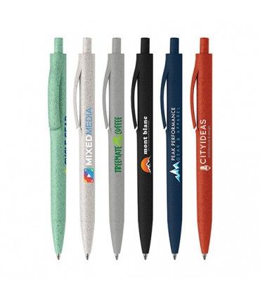 Stylo Eco en Plastique et Paille de Blé - AFZ