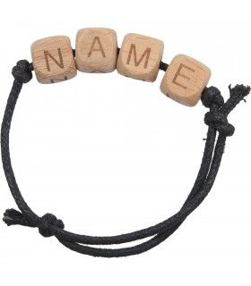 BRACELET ALPHABET BOIS - BRALPHB