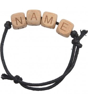 BRACELET ALPHABET BOIS - BRALPHB