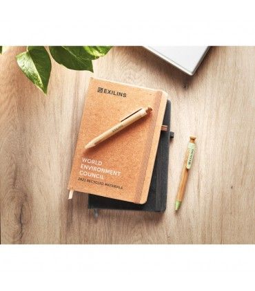 CARNET A5 EN PU RECYCLE - MO6220