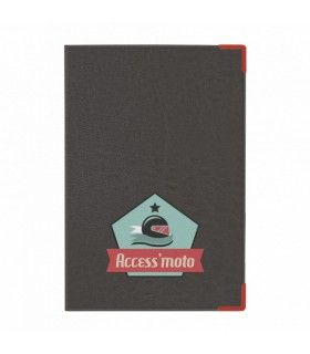 PORTE-CARTE GRISE IMITATION CUIR MADE IN FRANCE - WA100N