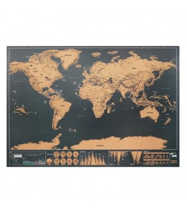 PLANISPHERE A GRATTER - MO9736