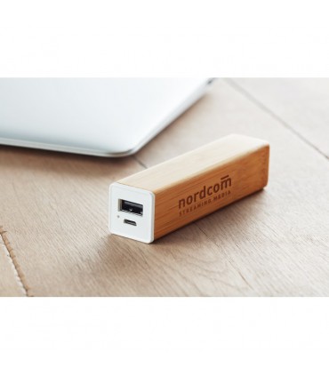 POWERBANK 2200 mAh BAMBOU - MO9673