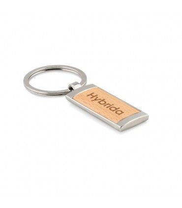 PORTE-CLES EN BOIS MATIKOS RECTANGULAIRE - MO9849