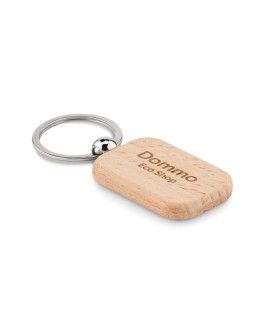 PORTE-CLE EN BOIS RECTANGULAIRE POTY WOOD - MO9774