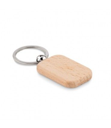 PORTE-CLE EN BOIS RECTANGULAIRE POTY WOOD - MO9774