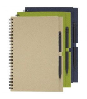 CARNET A SPIRALES AVEC CRAYON LUCIANO ECO - 10775161
