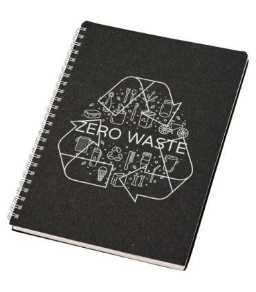 CARNET A5 A SPIRALES NERO - 10772090