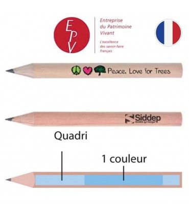 PETIT CRAYON PAPIER BOIS | ref : E1302