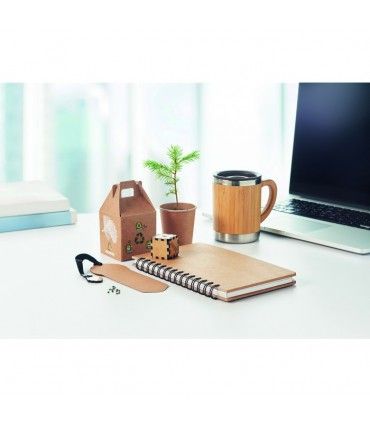 CARNET EN PAPIER FSC GROWNOTEBOOK - MO6225