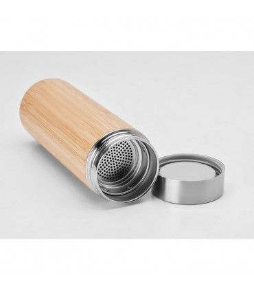 GOURDE DOUBLE PAROI INOX ET BAMBOU BATUMI - MO9421