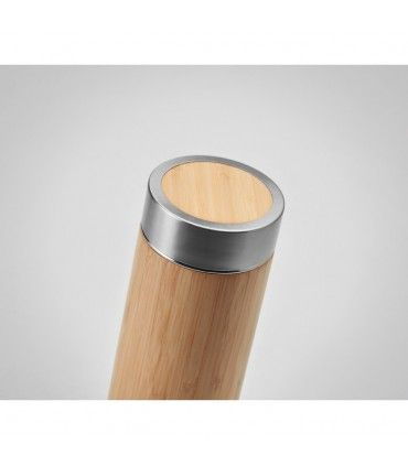 GOURDE DOUBLE PAROI INOX ET BAMBOU BATUMI - MO9421