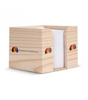 BOITE BOIS AVEC PAPIER - LT91911