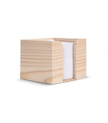 BOITE BOIS AVEC PAPIER - LT91911