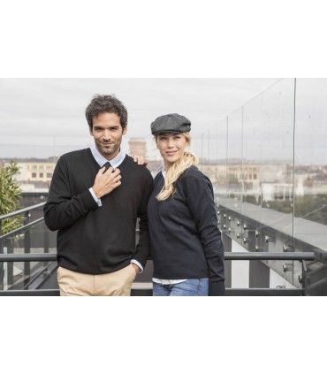 PULL COL V HOMME / FEMME | ref :  PK450