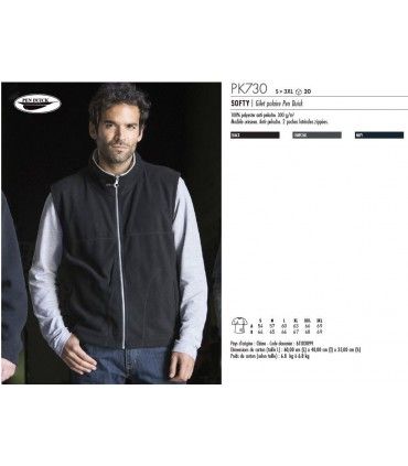 GILET POLAIRE HOMME / FEMME | ref :  PK730