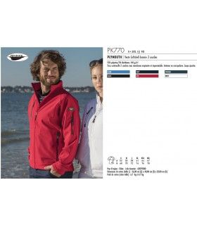 BLOUSON DUO SOFT SHELL ULTA LEGER PEN DUICK HOMME / FEMME | ref :  PK770