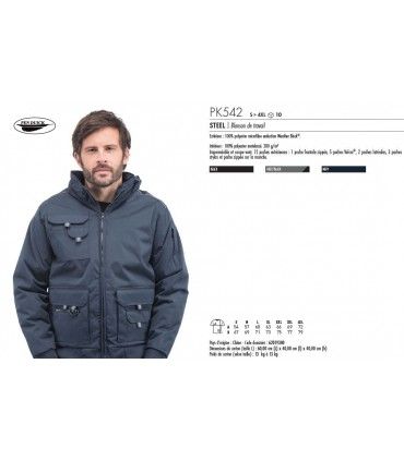 BLOUSON DE TRAVAIL | ref :  PK542