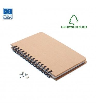 CARNET EN PAPIER FSC GROWNOTEBOOK - MO6225