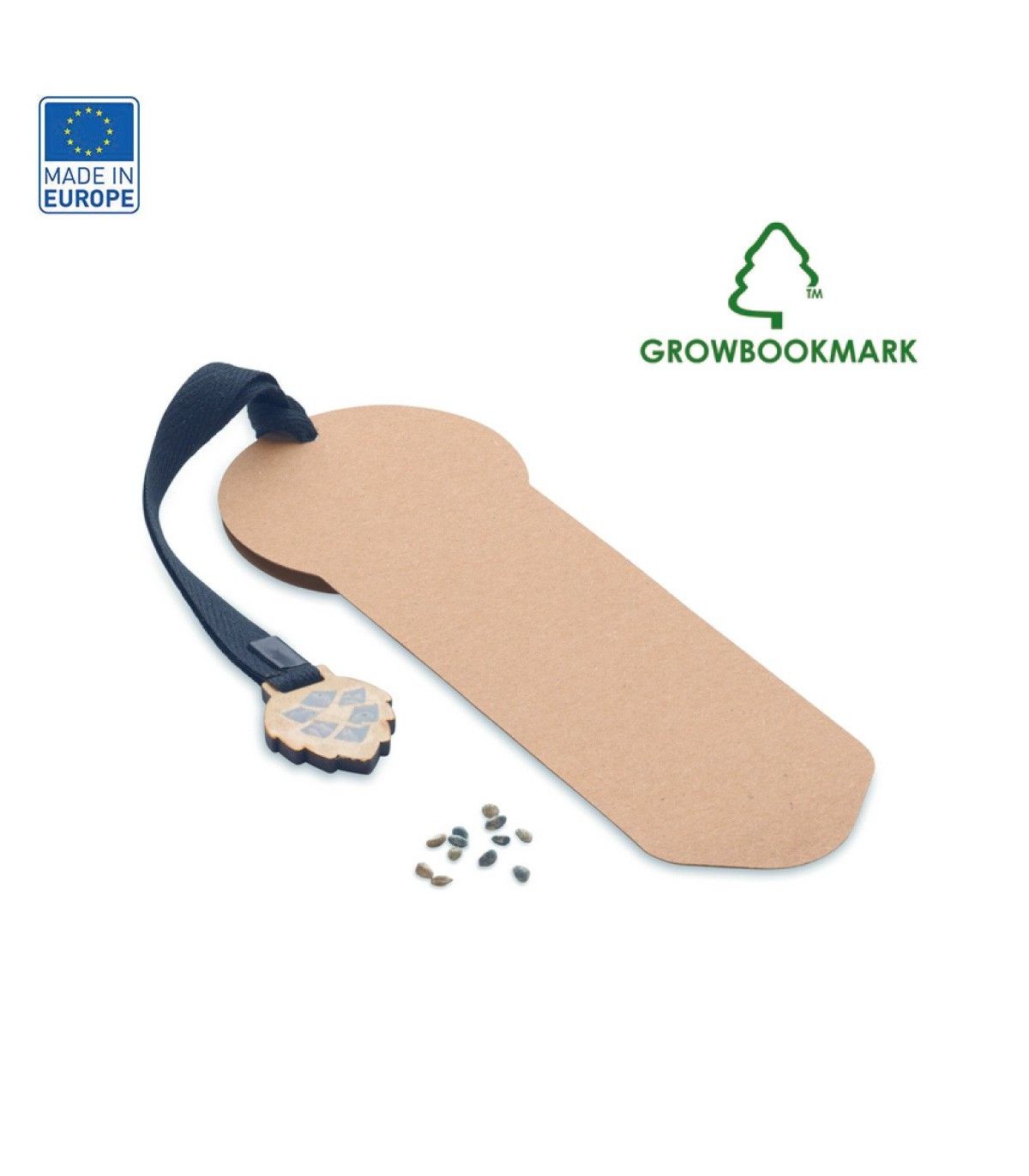 MARQUE-PAGE EN PAPIER FSC GROWBOOKMARK - MO6226