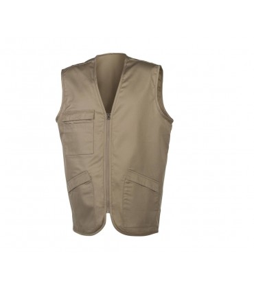 GILET MULTI-POCHE POLYCOTON - PK302