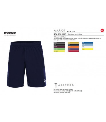 MESA HERO SHORT "MACRON®" - MA5223