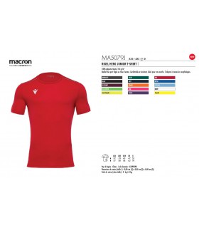 RIGEL HERO JUNIOR T-SHIRT "MACRON®" - MA5079J