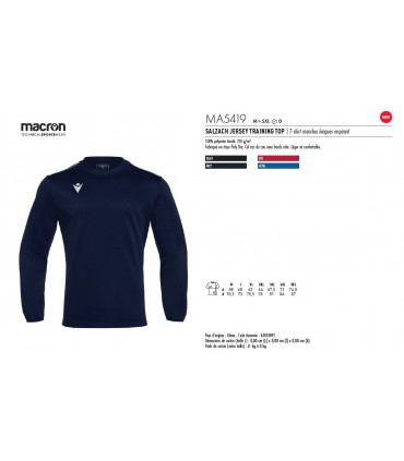 SALZACH JERSEY TRAINING TOP "MACRON®" - MA5419