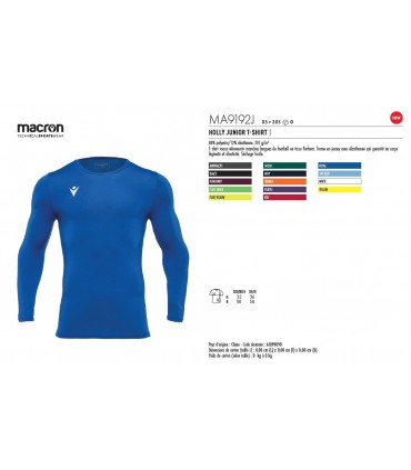 HOLLY JUNIOR T-SHIRT "MACRON®" - MA9192J