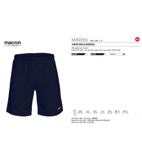 JUNIOR DRACO BERMUDA "MACRON®" - MA9216J