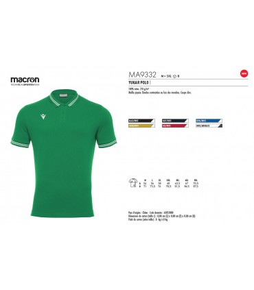 YUKAR POLO "MACRON®" - MA9332