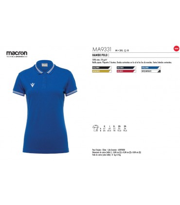 HAMBO POLO "MACRON®" - MA9331