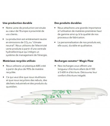 STYLO PUBLICITAIRE SENATOR RECYCLE "CHALLENGER MATT" - 3402