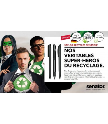 STYLO PUBLICITAIRE SENATOR RECYCLE "CHALLENGER MATT" - 3402