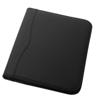 Conférencier publicitaire A4 zippé Ebony personnalisable