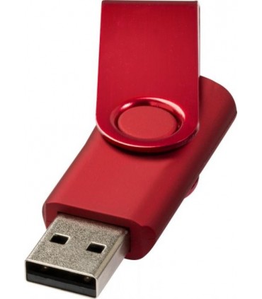 CLE USB PUBLICITAIRE TWISTER METALLIQUE SANS PORTE CLEF - 1Z42000