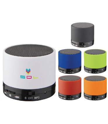 HAUT-PARLEUR BLUETOOTH® CYLINDRIQUE DUCK REVÊTEMENT GOMME - 13495800