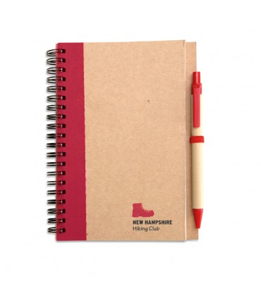 BLOC NOTES 180x130mm PAPIER RECYCLÉ COLOR - IT3775