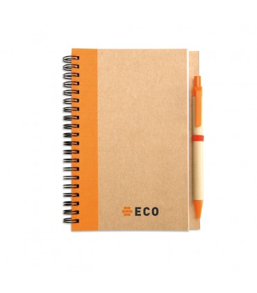 BLOC NOTES 180x130mm PAPIER RECYCLÉ COLOR - IT3775