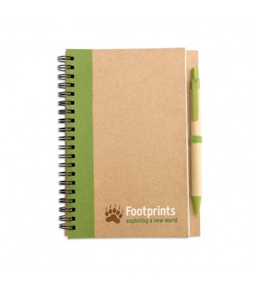 BLOC NOTES 180x130mm PAPIER RECYCLÉ COLOR - IT3775