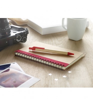 BLOC NOTES 180x130mm PAPIER RECYCLÉ COLOR - IT3775