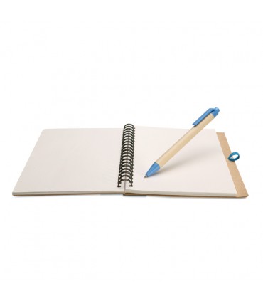 BLOC NOTES 180x130mm PAPIER RECYCLÉ COLOR - IT3775