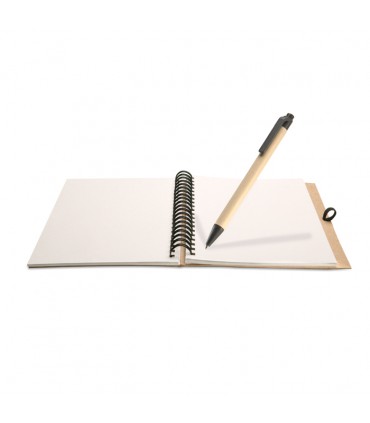 BLOC NOTES PAPIER RECYCLÉ 180 x 130 mm - KC7012